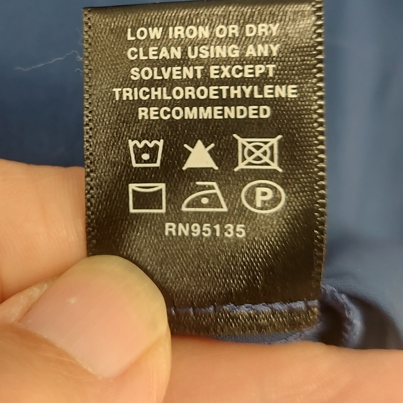 Lafayette 148 NY Collared A Line Shirt Dress Navy Size 2 Cotton - Picture 9 of 12